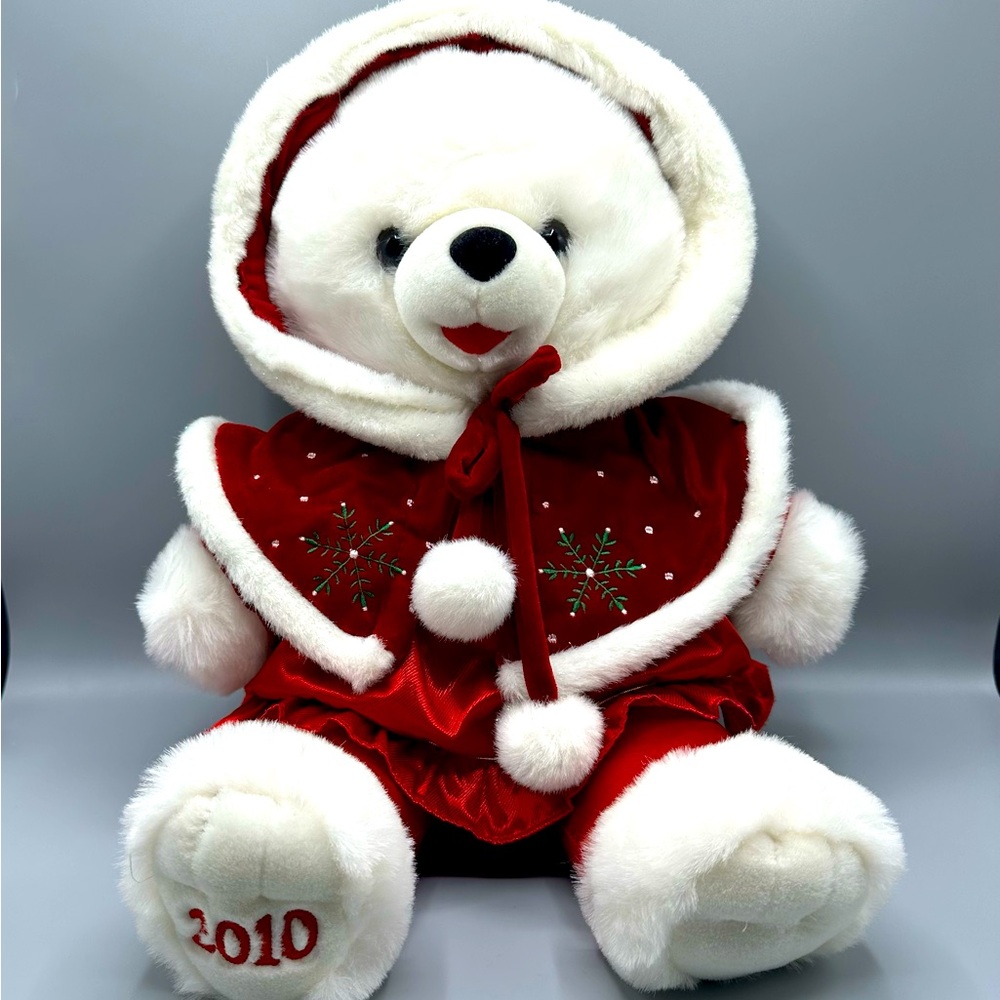 Dan Dee 2010 Snowflake Teddy Christmas Bear